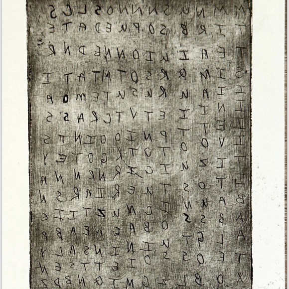 Abstract Textured Art Print - Picture 1 of 1